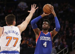 Noel's post offence can be clunky (Source: AP)