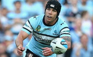 Ennis' work around the ruck is the main source of attack for the Sharks