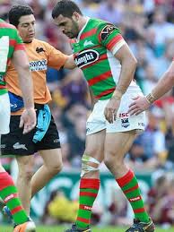 Inglis was hampered by his swollen knee