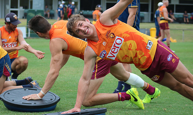 Lions training